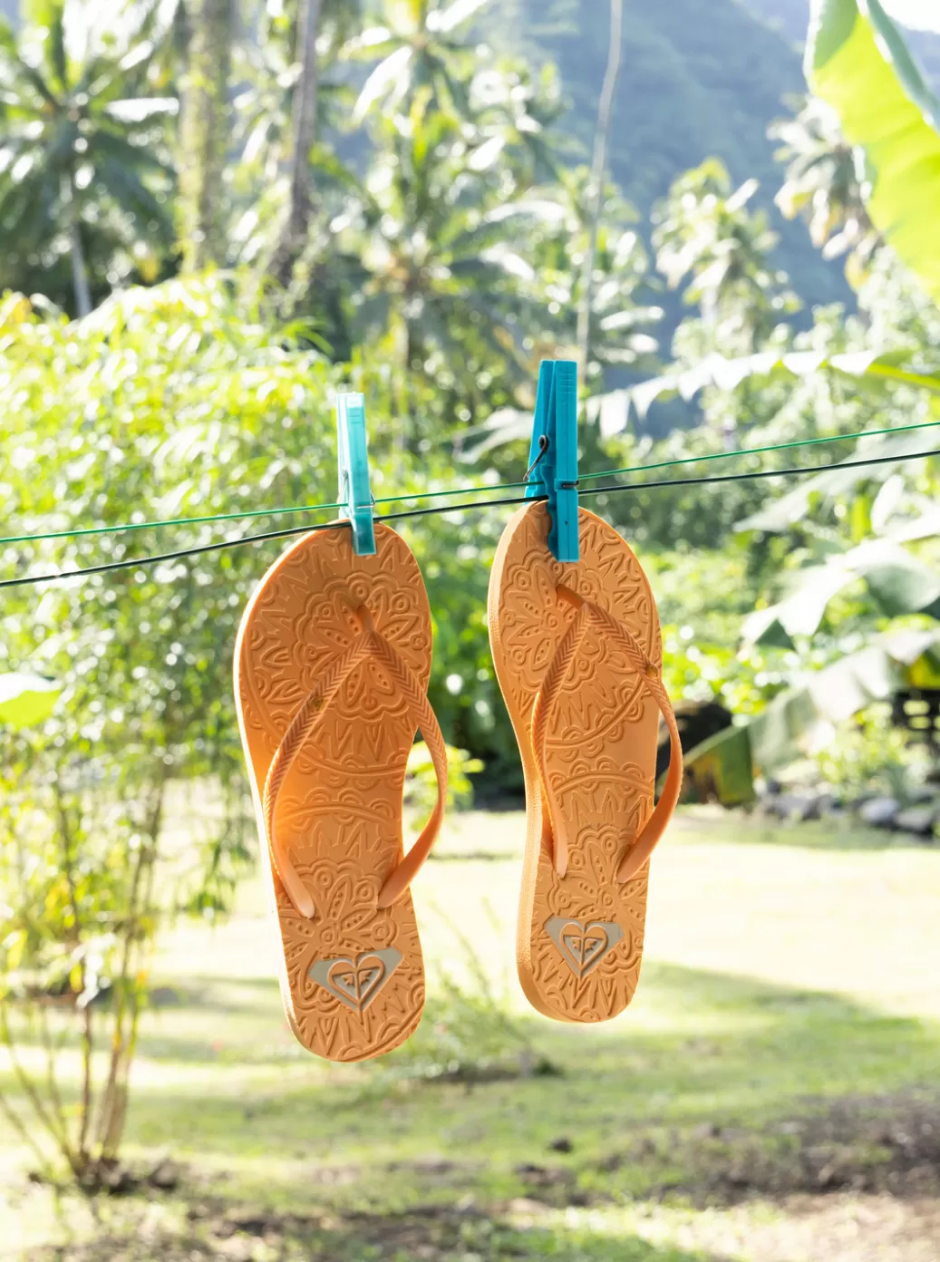 Flip Flops | WOMEN ROXY Antilles Sandals Orange Peel
