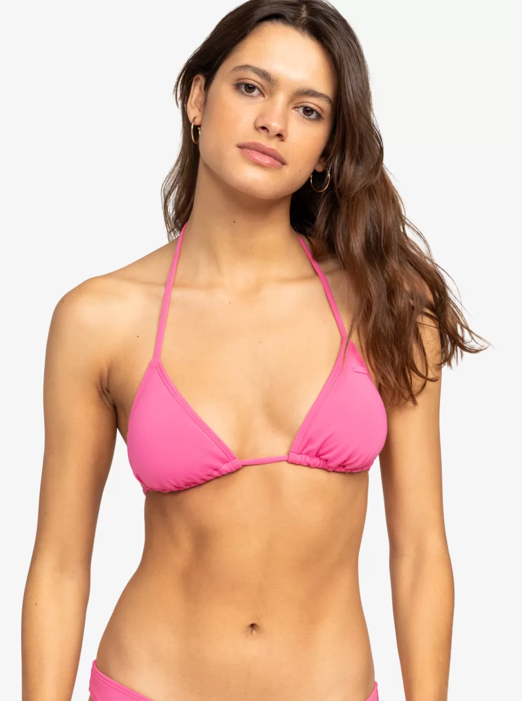 Bikini Tops | Bikinis | WOMEN ROXY Beach Classics Tiki Triangle Bikini Top Shocking Pink