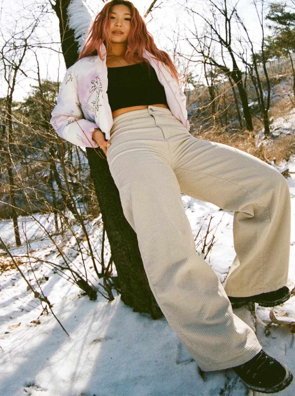 Chloe Kim | Pants & Jeans | WOMEN ROXY Chloe Kim Corduroy Pants Pelican