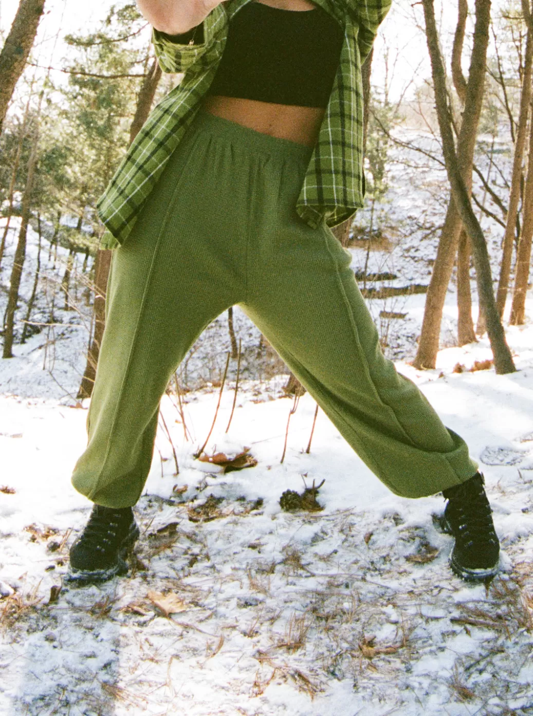 Chloe Kim | Pants & Jeans | WOMEN ROXY Chloe Kim Off Duty Fleece Sweatpants Iguana