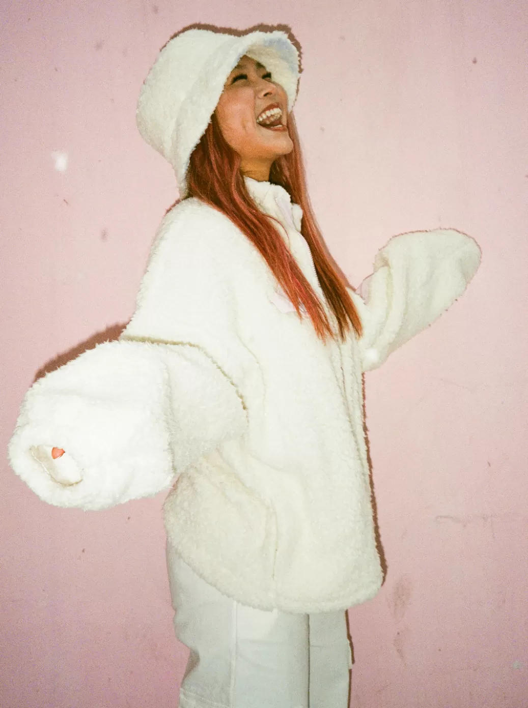 Chloe Kim | Fleece & Hoodies | WOMEN ROXY Chloe Kim Pop Snow Sherpa Full-Zip Fleece Vanilla Ice