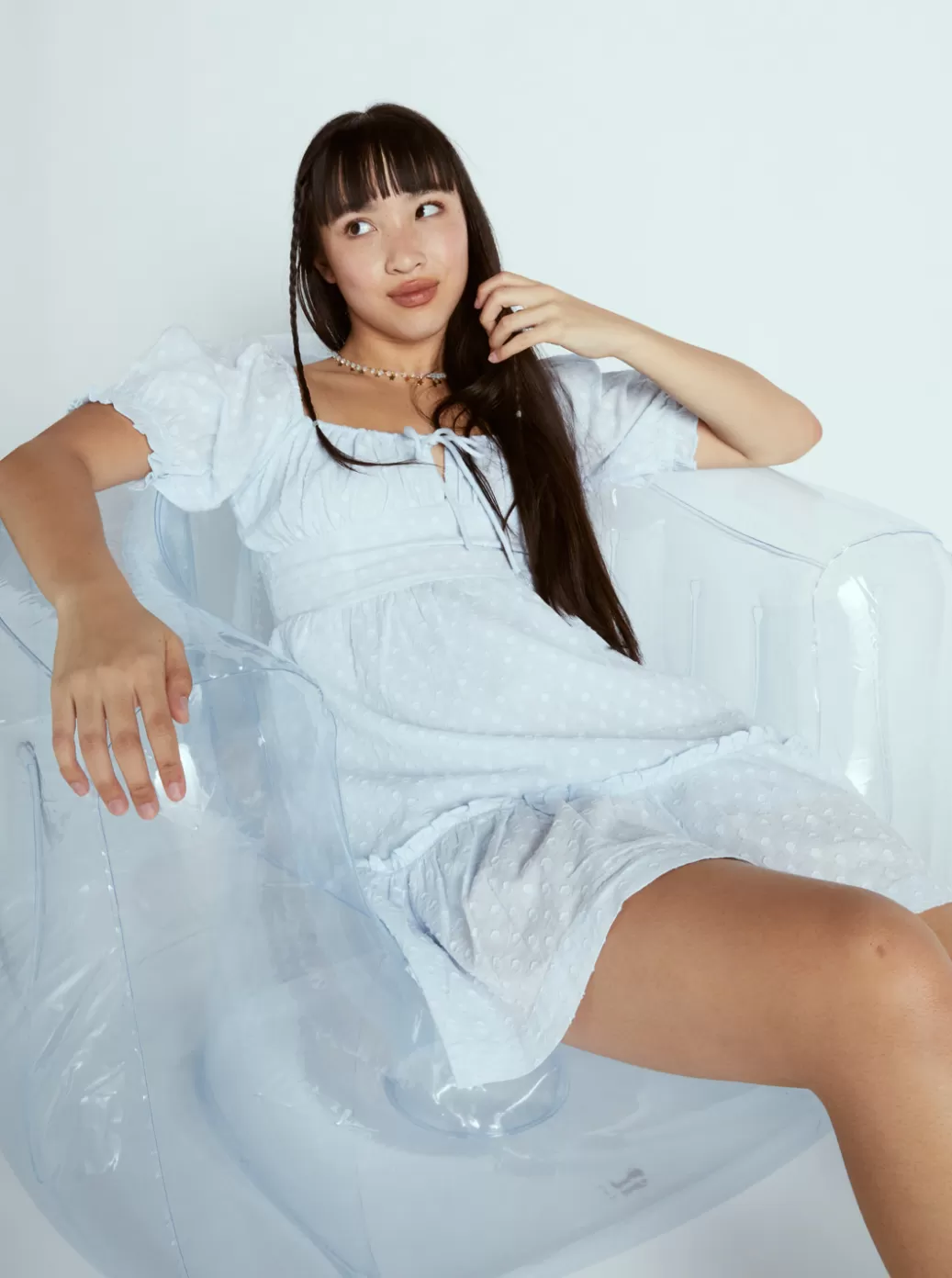 Chloe Kim | Dresses | WOMEN ROXY Chloe Kim Venice Daydream Mini Dress Halogen Blue