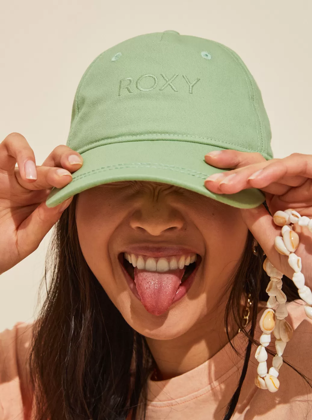 Hats | WOMEN ROXY Dear Believer Color Cap Quiet Green