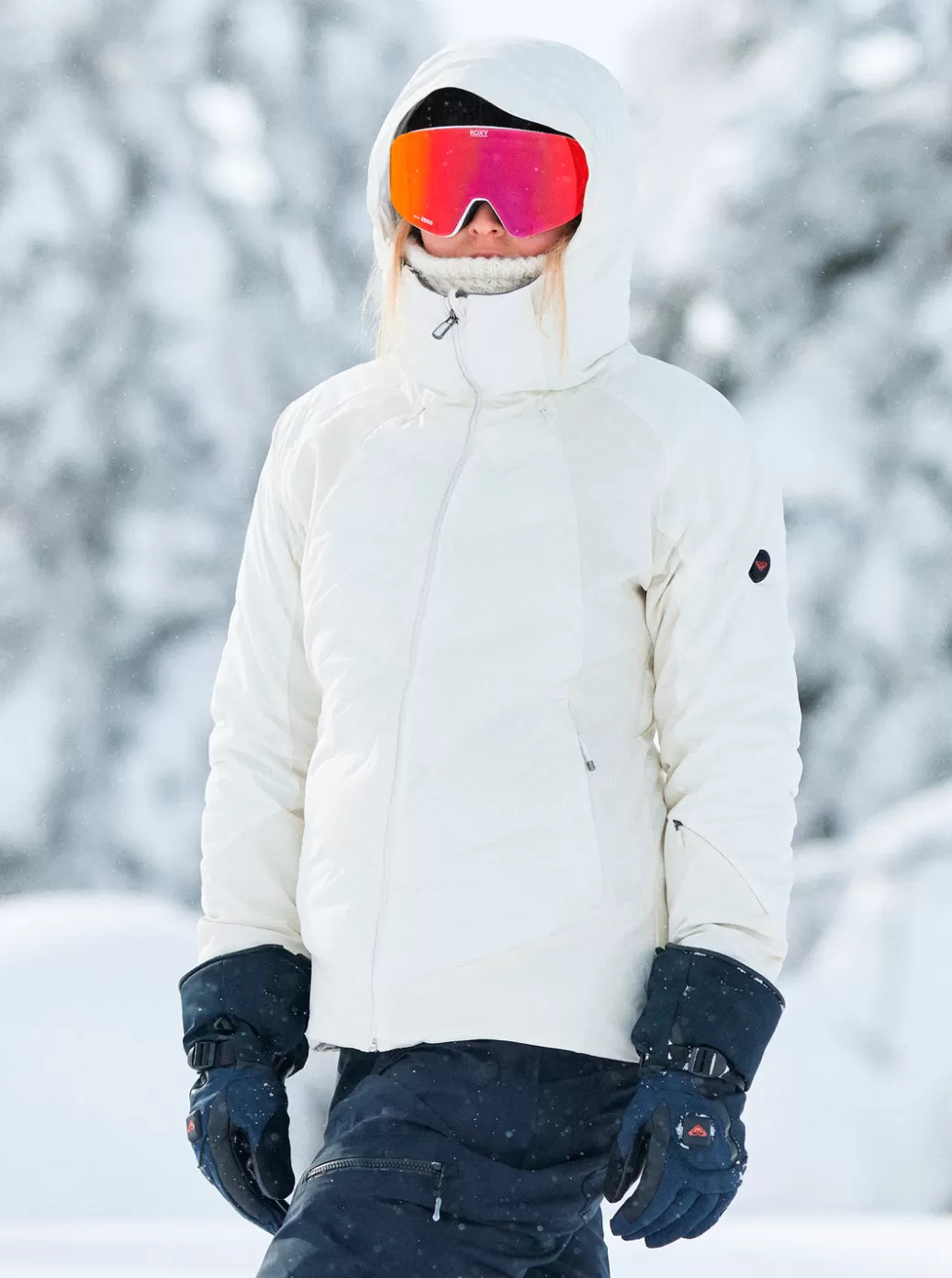 Hydrosmart | Snow Jackets | WOMEN ROXY Dusk WarmLink® Technical Snow Jacket Egret