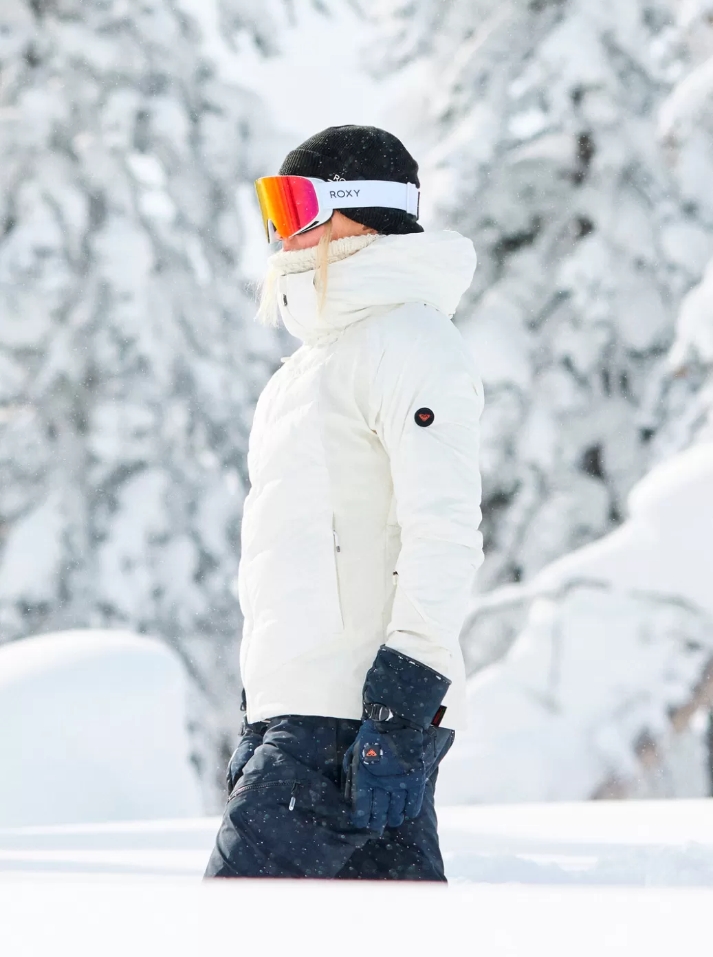 Hydrosmart | Snow Jackets | WOMEN ROXY Dusk WarmLink® Technical Snow Jacket Egret