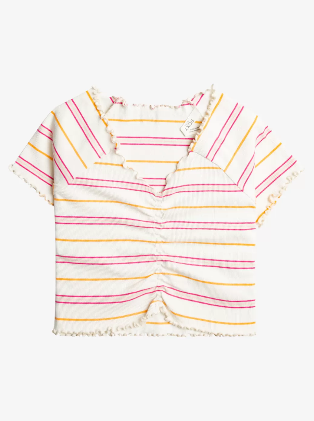Tees & Tanks | Tops | KIDS ROXY Get The Party Started T-Shirt For Girls Snow White Houla Stripe