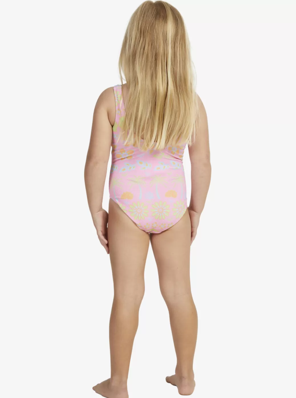 Swim | KIDS ROXY Girl's 2-7 Beach Day Together One-Piece Swimsuit Sachet Pink Beachy Bebe