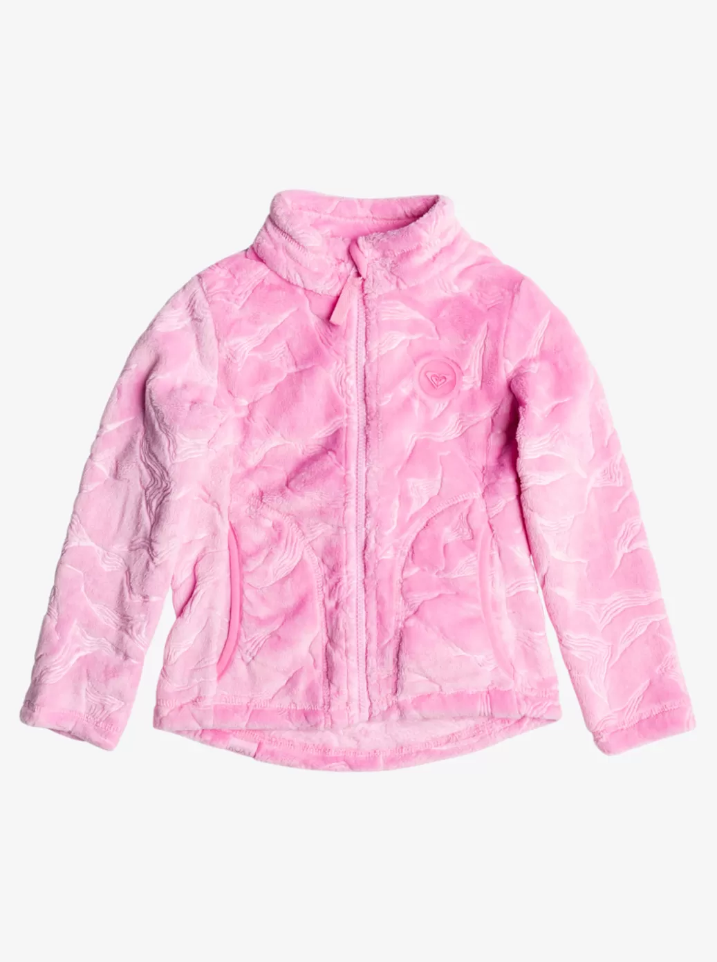 Sweatshirts & Hoodies | Snow Jackets | Girls Snow | KIDS | WOMEN ROXY Girl's 2-7 Mini Igloo Technical Zip-Up Hooded Fleece Pink Frosting