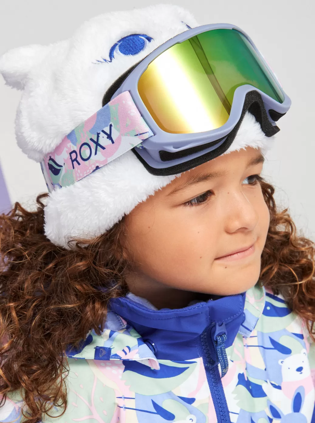 Accessories | Snow Accessories | Girls Snow | KIDS | WOMEN ROXY Girl's 2-7 Mini Snowmoon Beanie Bright White