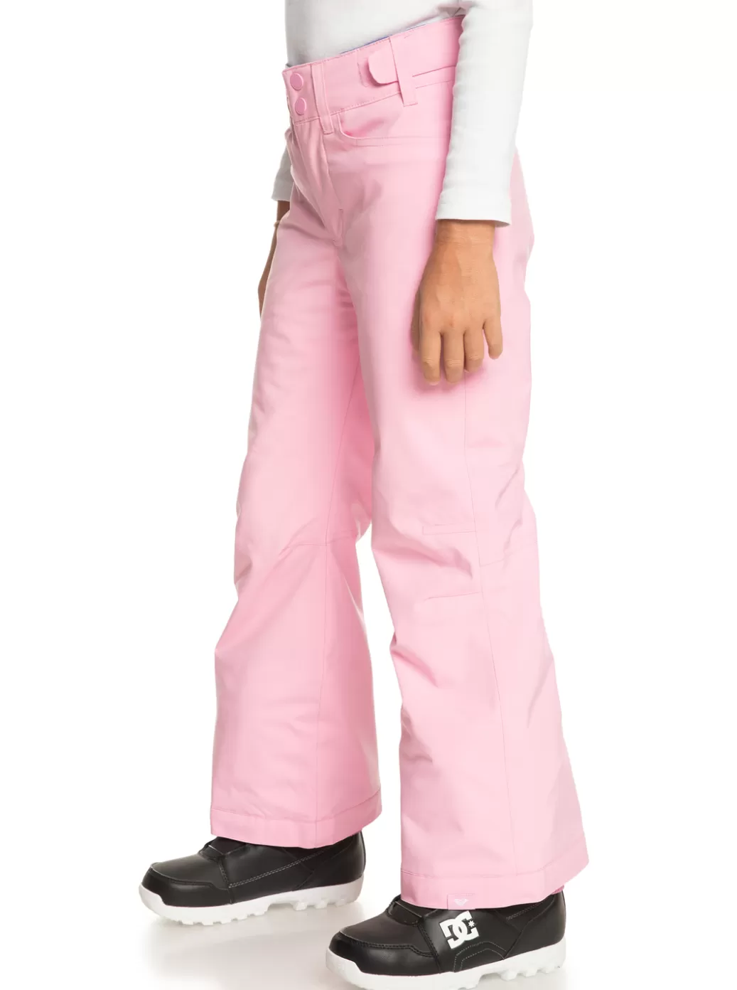 Snow Pants | Girls Snow | KIDS | WOMEN ROXY Girl's 4-16 Backyard Technical Snow Pants Pink Frosting