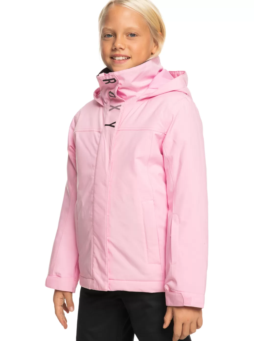 Snow Jackets | Girls Snow | KIDS | WOMEN ROXY Girl's 4-16 Galaxy Technical Snow Jacket Pink Frosting