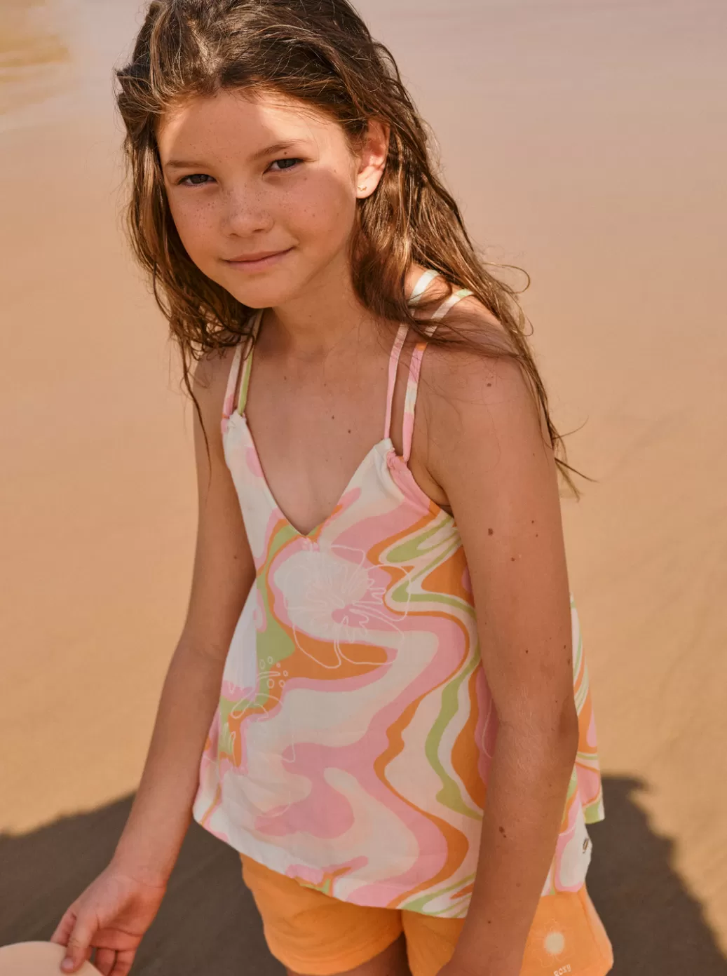 Tops | KIDS ROXY Girl's 4-16 Good Influence Tank Top For Girls Ambroisia Hibiscus Hype