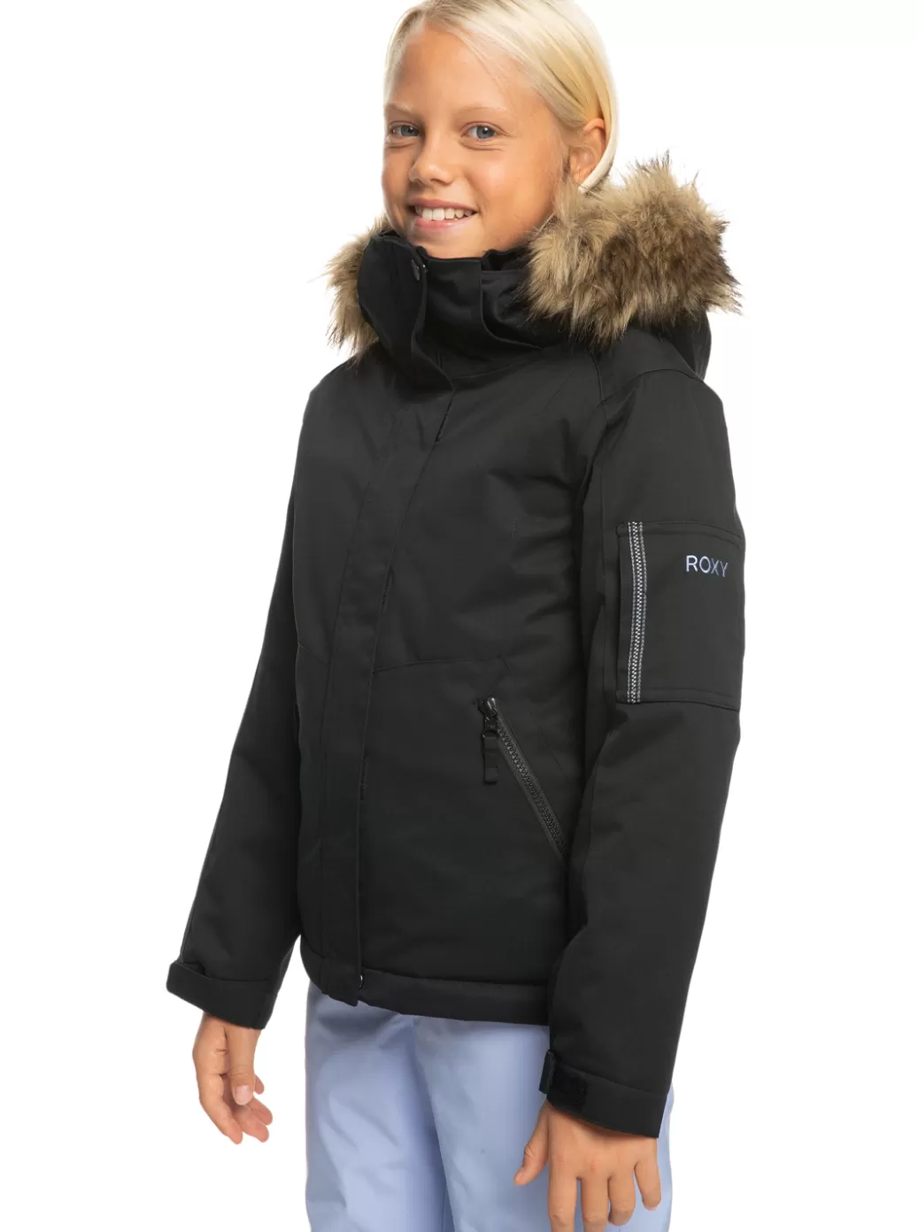 Snow Jackets | Girls Snow | KIDS | WOMEN ROXY Girl's 4-16 Meade Technical Snow Jacket True Black