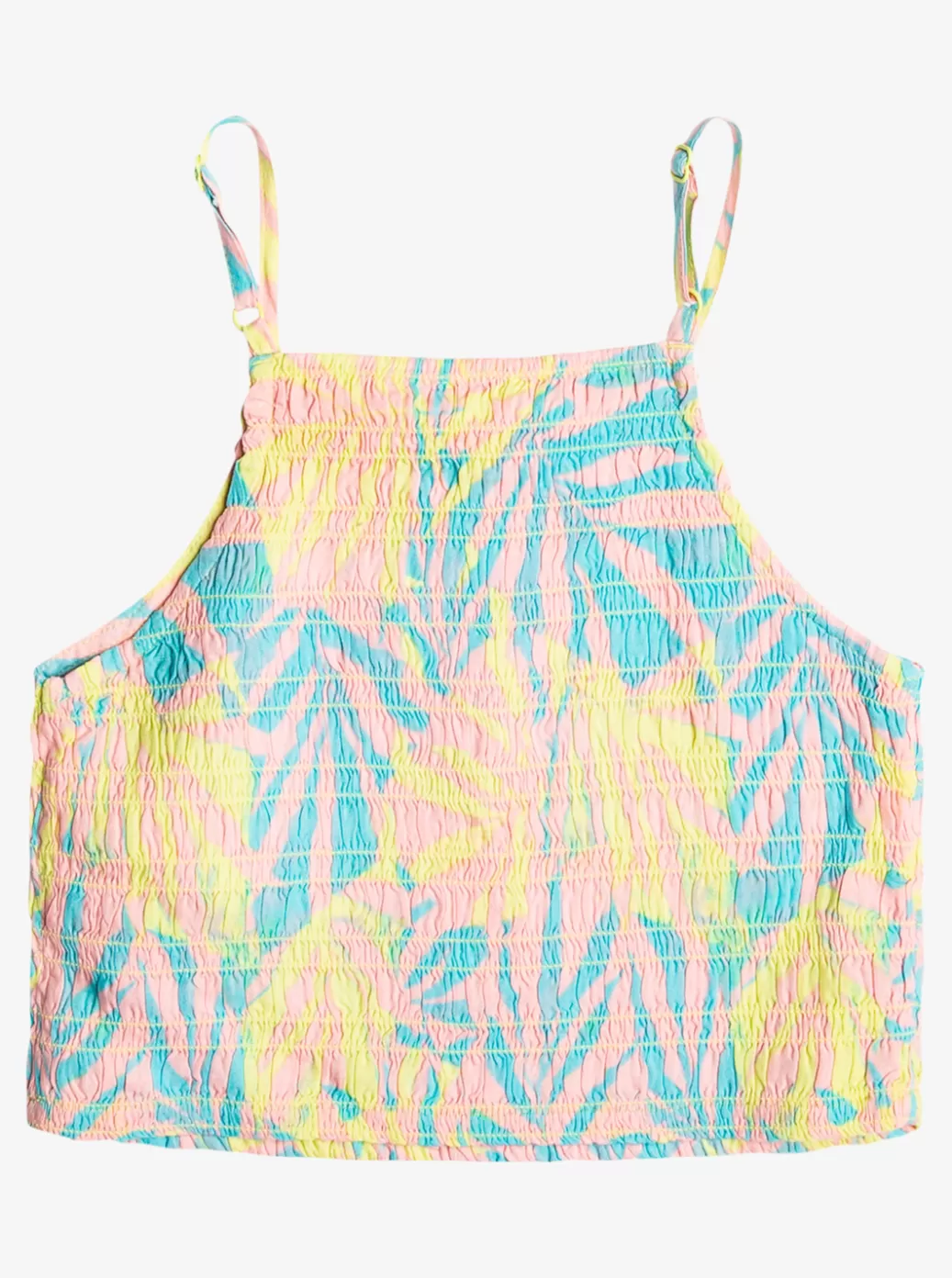 Tops | KIDS ROXY Girl's 4-16 Put It In A Love Song Strappy Crop Top For Girls Daiquiri Green All Palmed O Rg