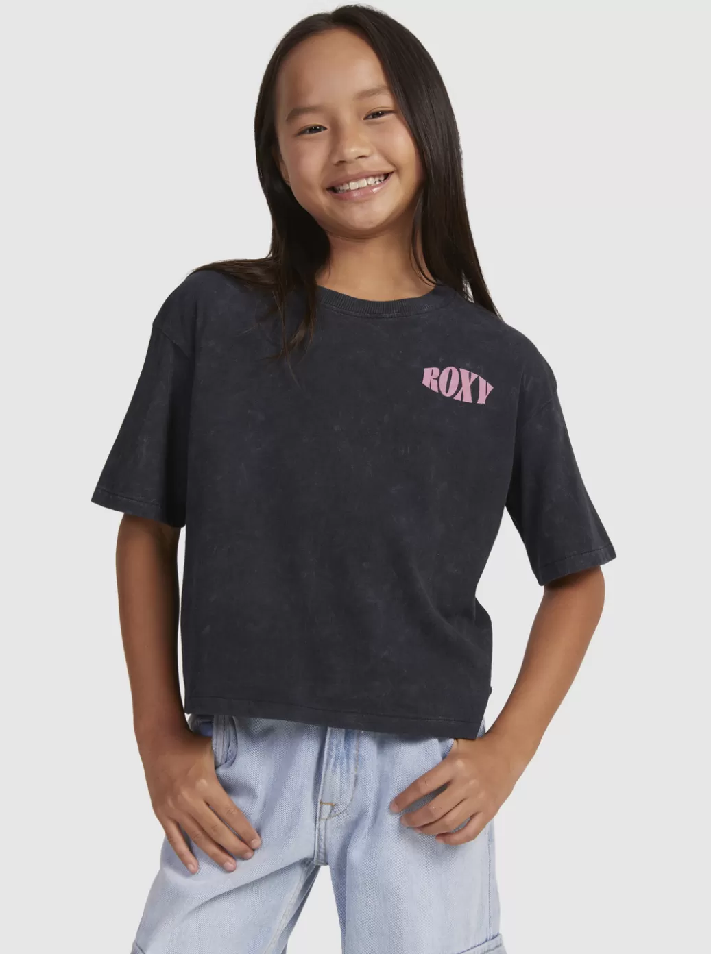 Tees & Tanks | KIDS ROXY Girl's 4-16 Sun For All Seasons A T-Shirt Anthracite