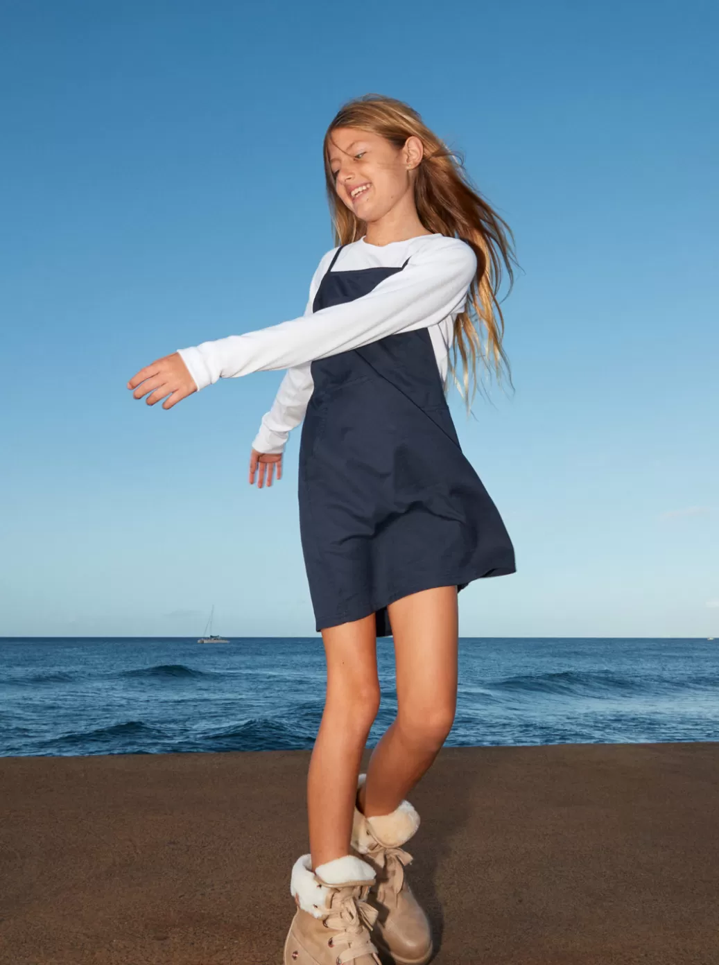 Dresses & Rompers | KIDS ROXY Girl's 4-16 Sunset Waves Dress Mood Indigo