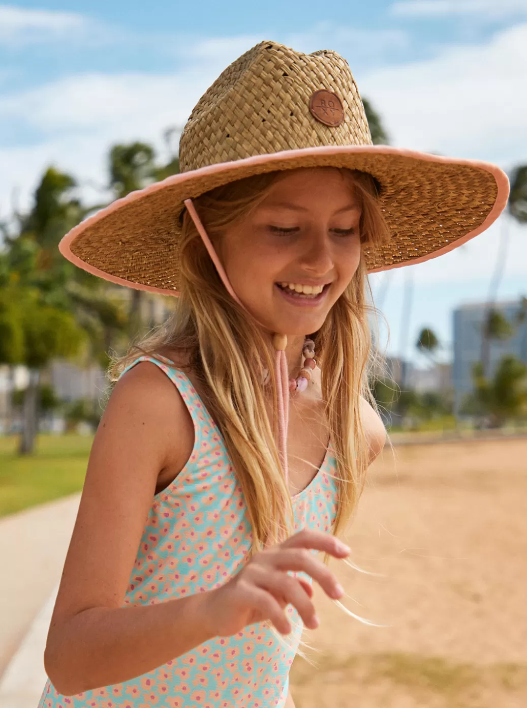 Accessories | KIDS ROXY Girl's 7-16 Pina To My Colada Sun Hat Tropical Peach