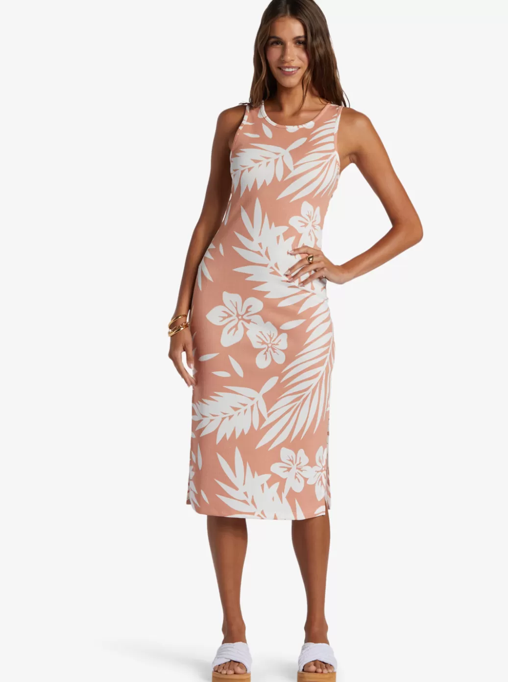 Dresses | WOMEN ROXY Good Keepsake Midi Dress Cafe Creme Palmeria