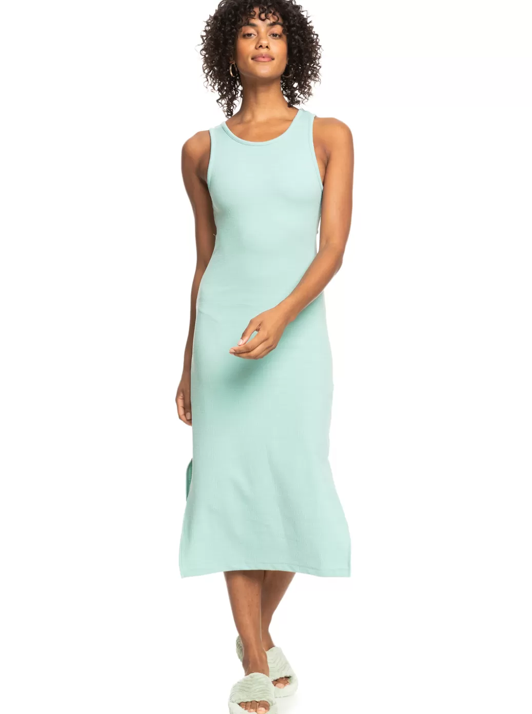 Dresses | WOMEN ROXY Good Keepsake Midi Dress Blue Surf