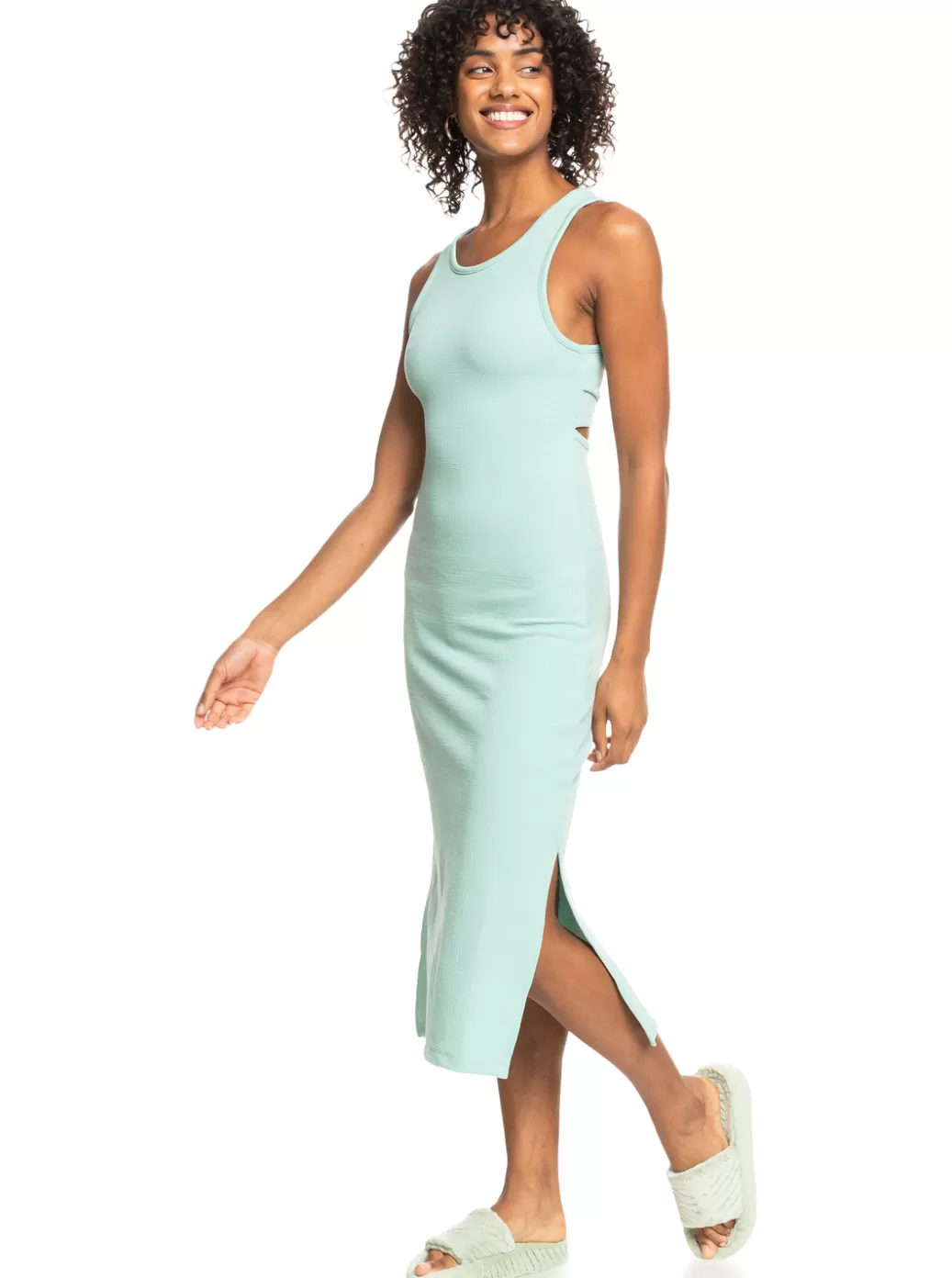 Dresses | WOMEN ROXY Good Keepsake Midi Dress Blue Surf