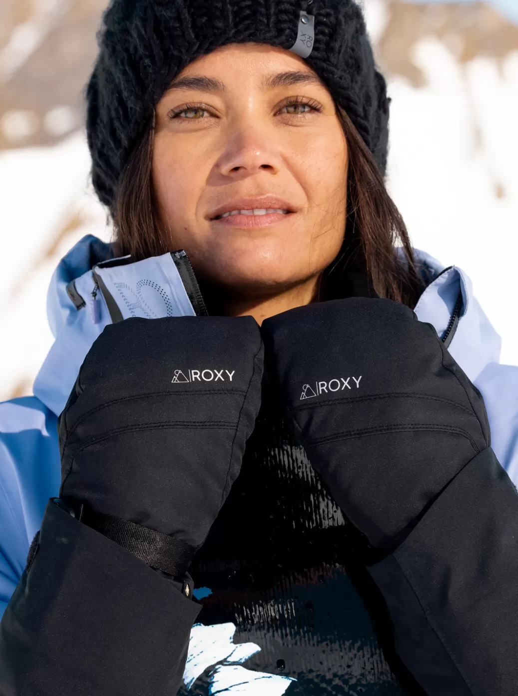 Boundless Snow | Snow Accessories | WOMEN ROXY GORE-TEX® Fizz Snowboard/Ski Mittens True Black