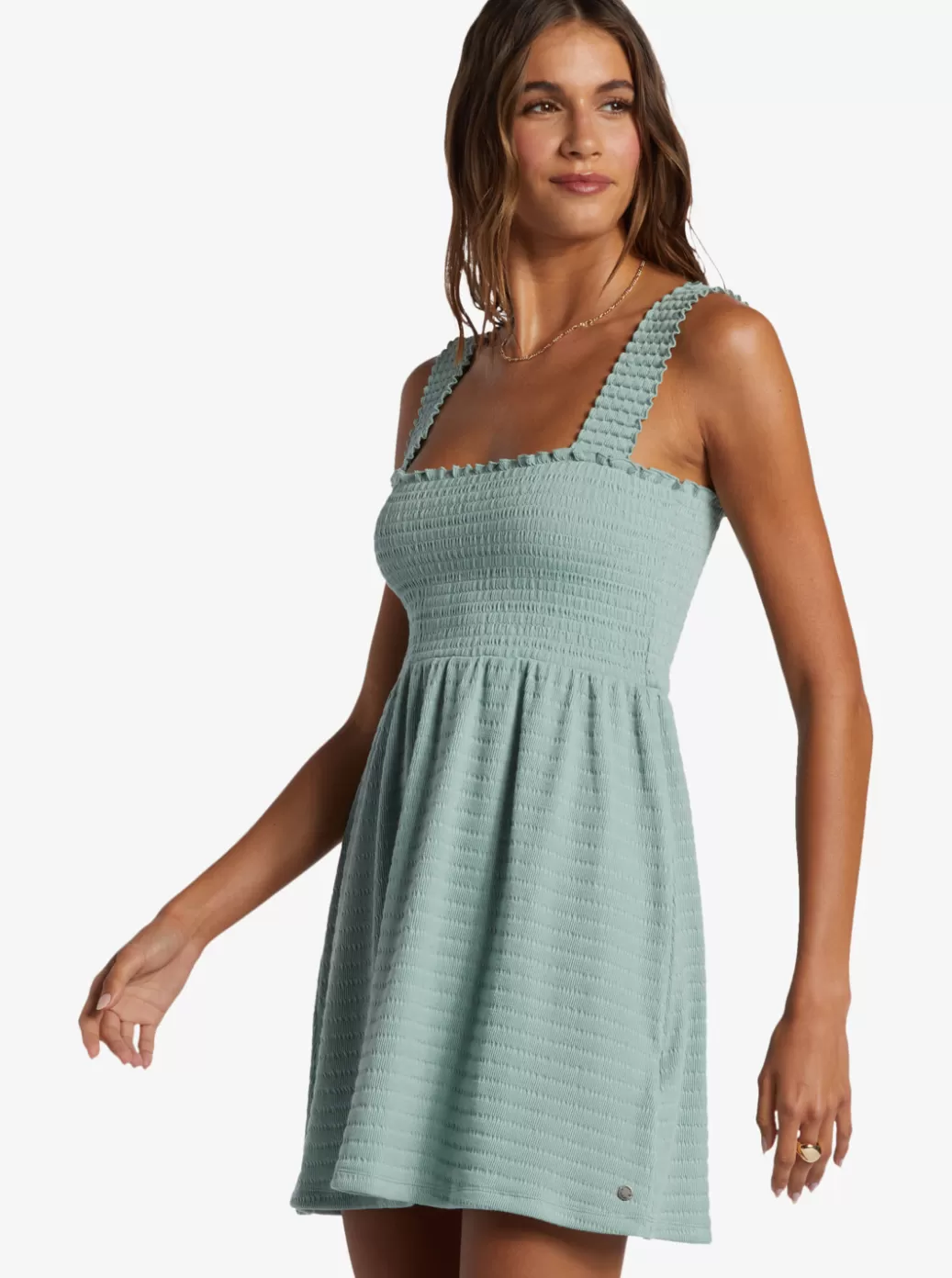 Dresses | WOMEN ROXY Hanging 10 Off-The-Shoulder Dress Blue Surf