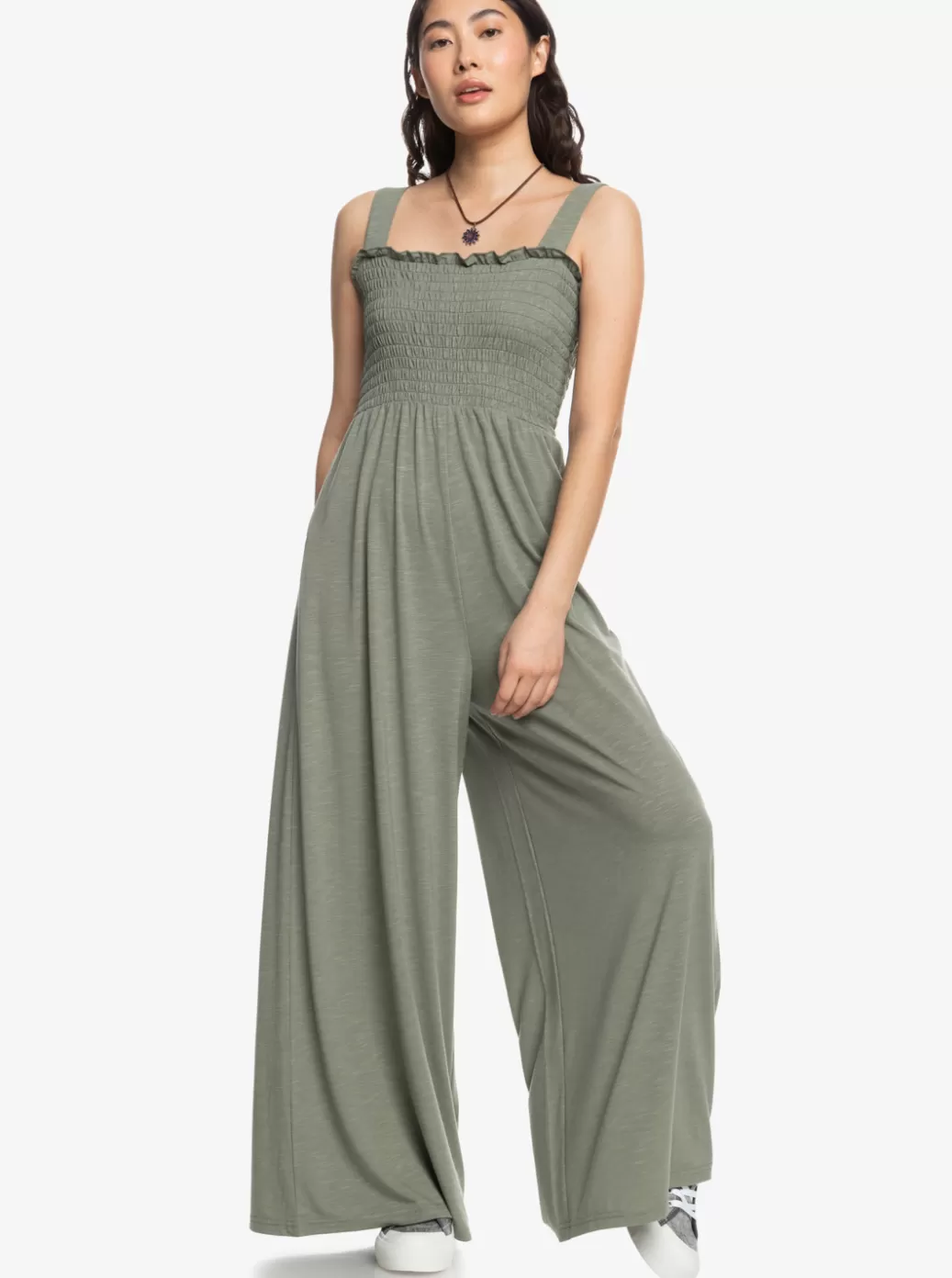 Jumpsuits & Rompers | WOMEN ROXY Just Passing By Onesie Agave Green
