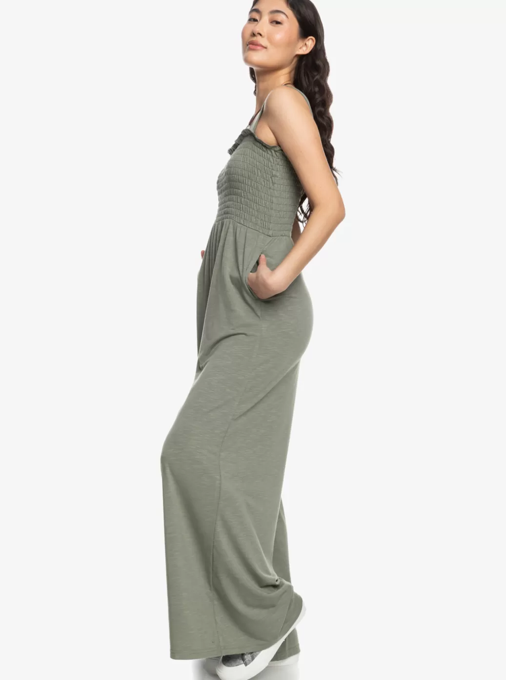 Jumpsuits & Rompers | WOMEN ROXY Just Passing By Onesie Agave Green