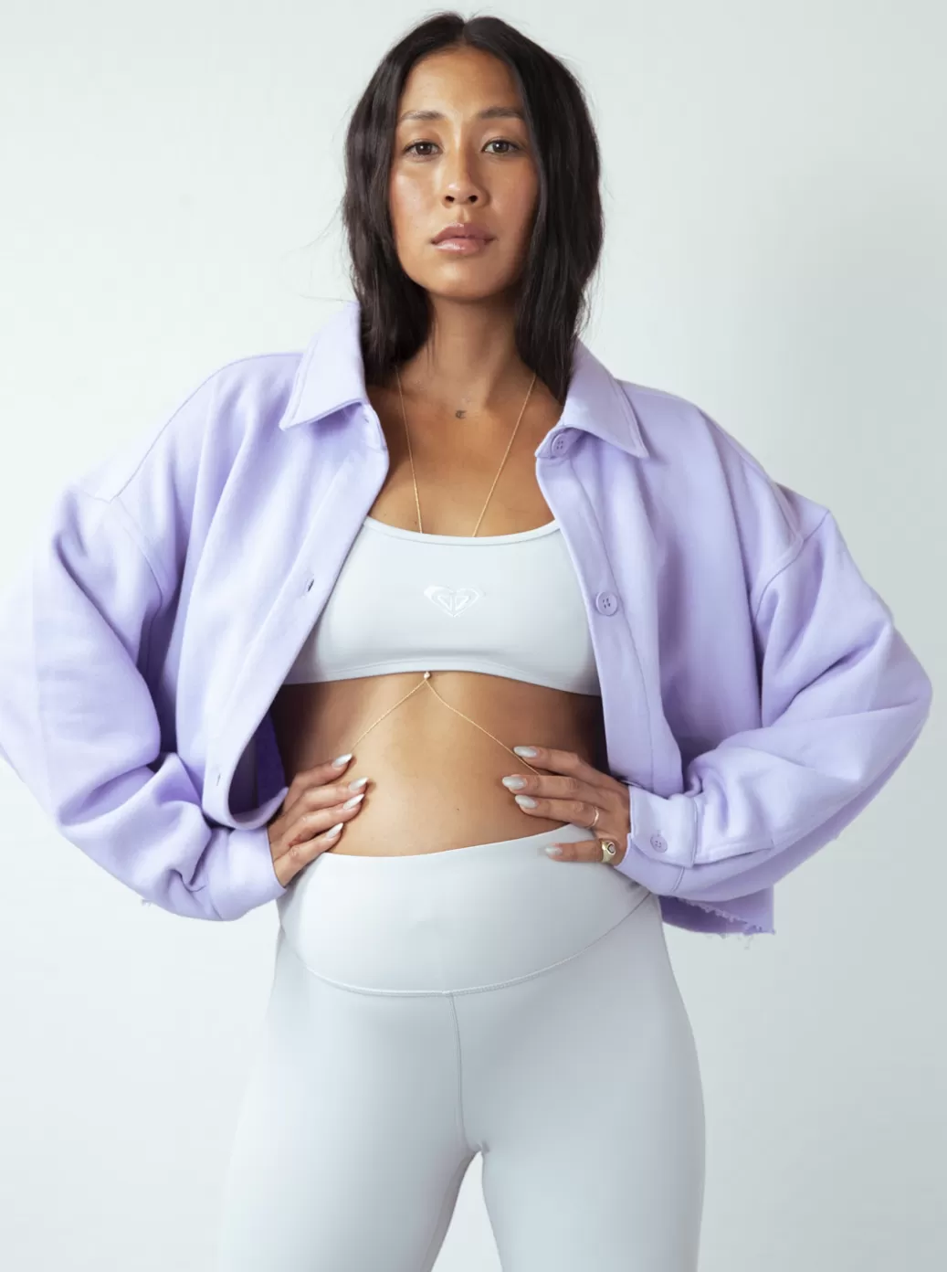 Jackets | WOMEN ROXY Kelia Cropped Shacket Lavender