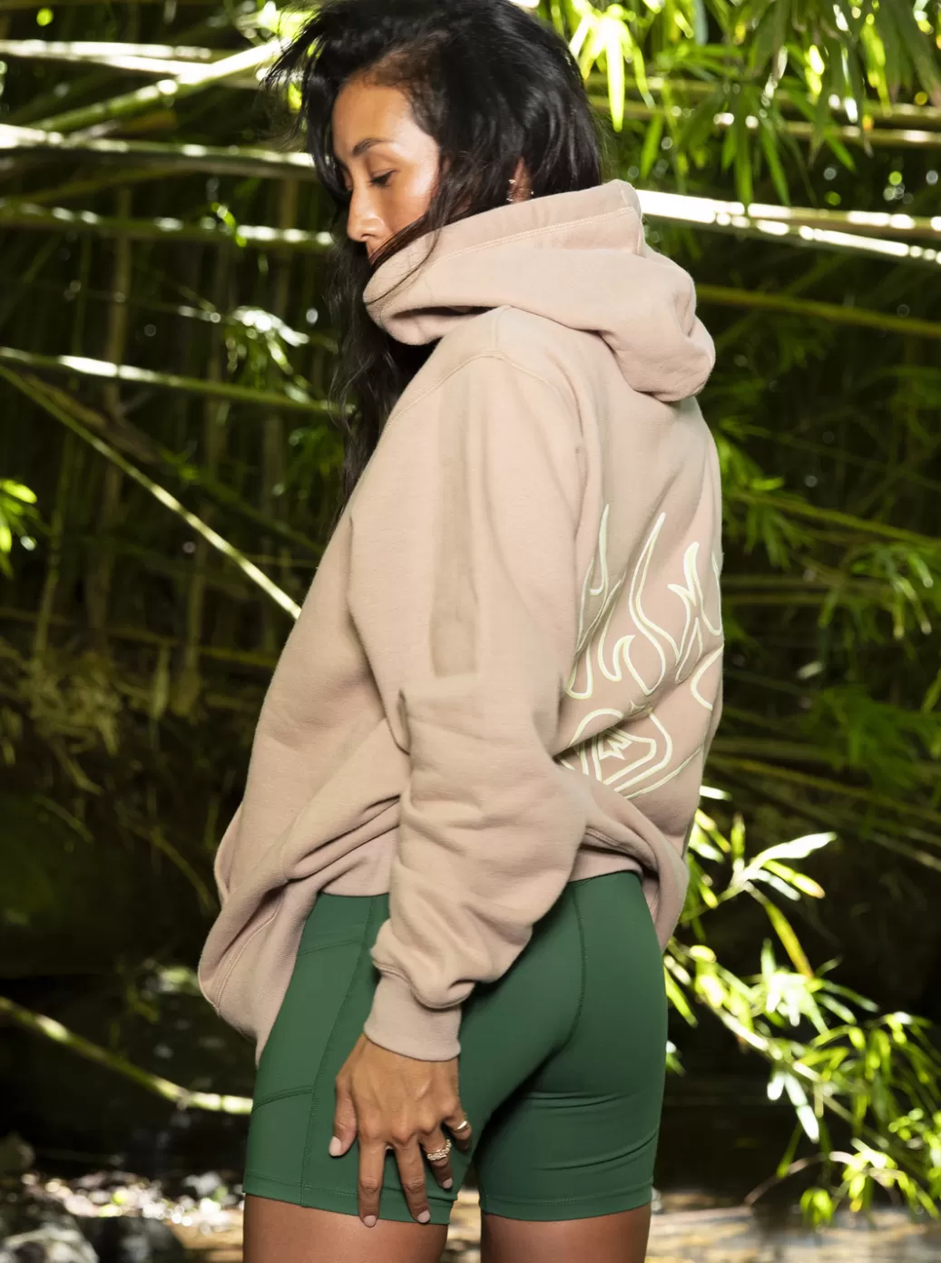 Kelia Active | Jackets | Sweaters | Fleece & Hoodies | WOMEN ROXY Kelia Oversized Hoodie Warm Taupe