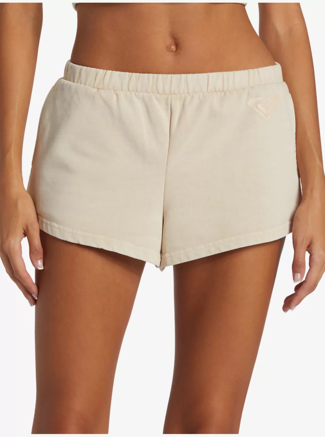 Loungewear | Shorts | WOMEN ROXY Lineup Fleece Short Sweatpants Tapioca