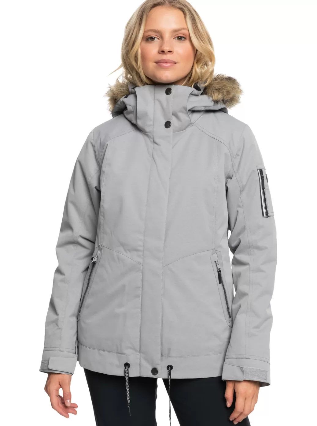 Hydrosmart | Snow Jackets | WOMEN ROXY Meade Technical Snow Jacket Heather Grey