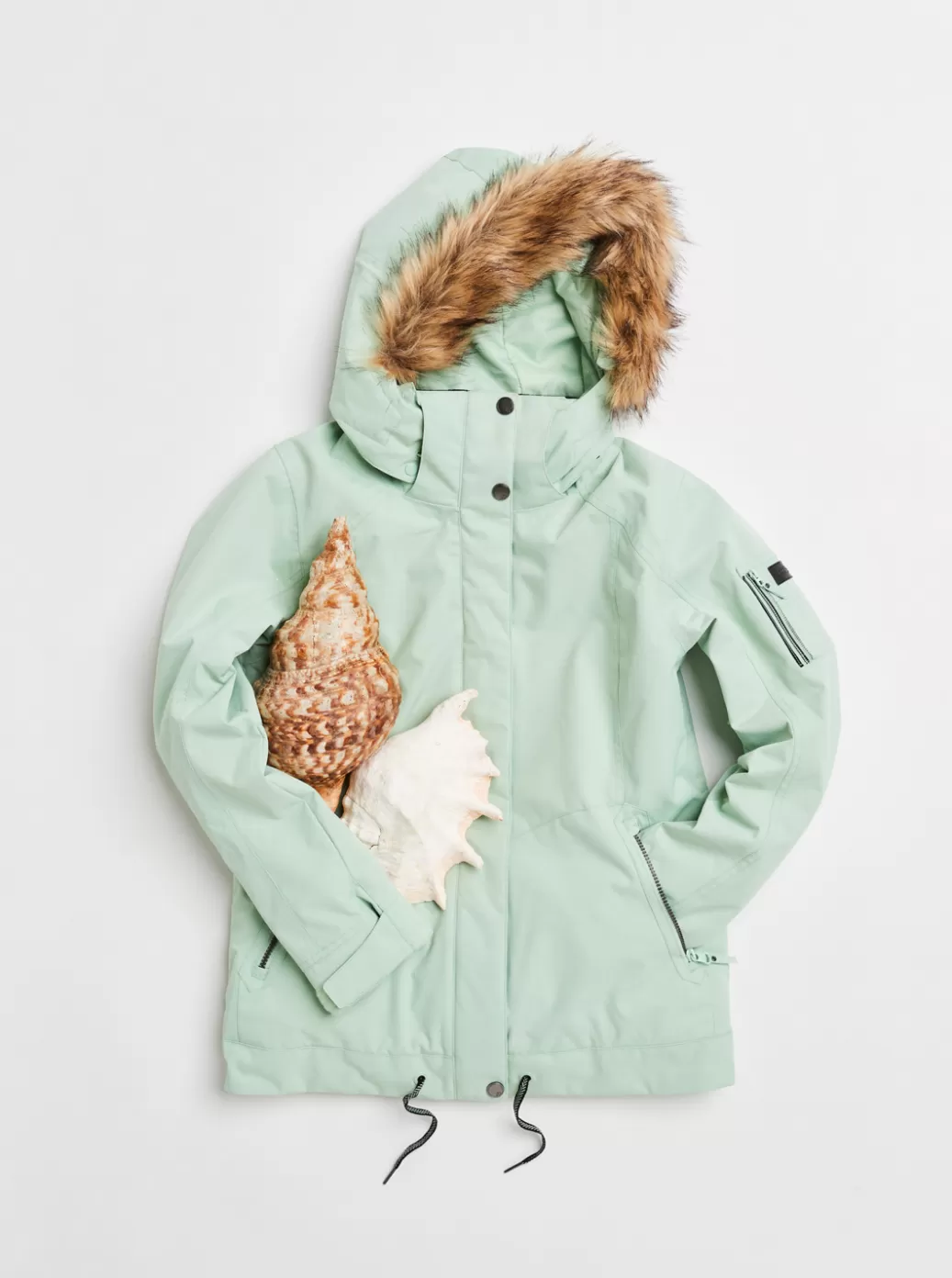 Hydrosmart | Snow Jackets | WOMEN ROXY Meade Technical Snow Jacket Cameo Green