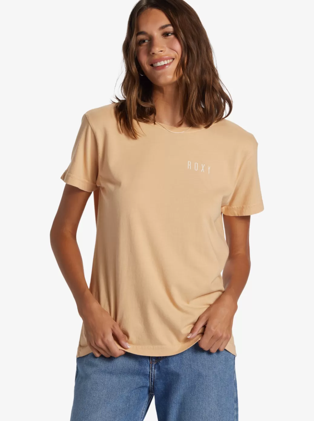 Tees & Tanks | Tops | WOMEN ROXY Mountain View T-Shirt Hazelnut