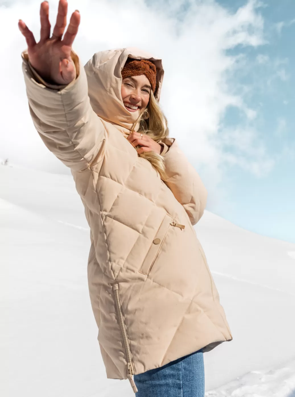 On the Mountain | Winter Jackets | Snow Jackets | WOMEN ROXY Neeva Winter Jacket Hazelnut