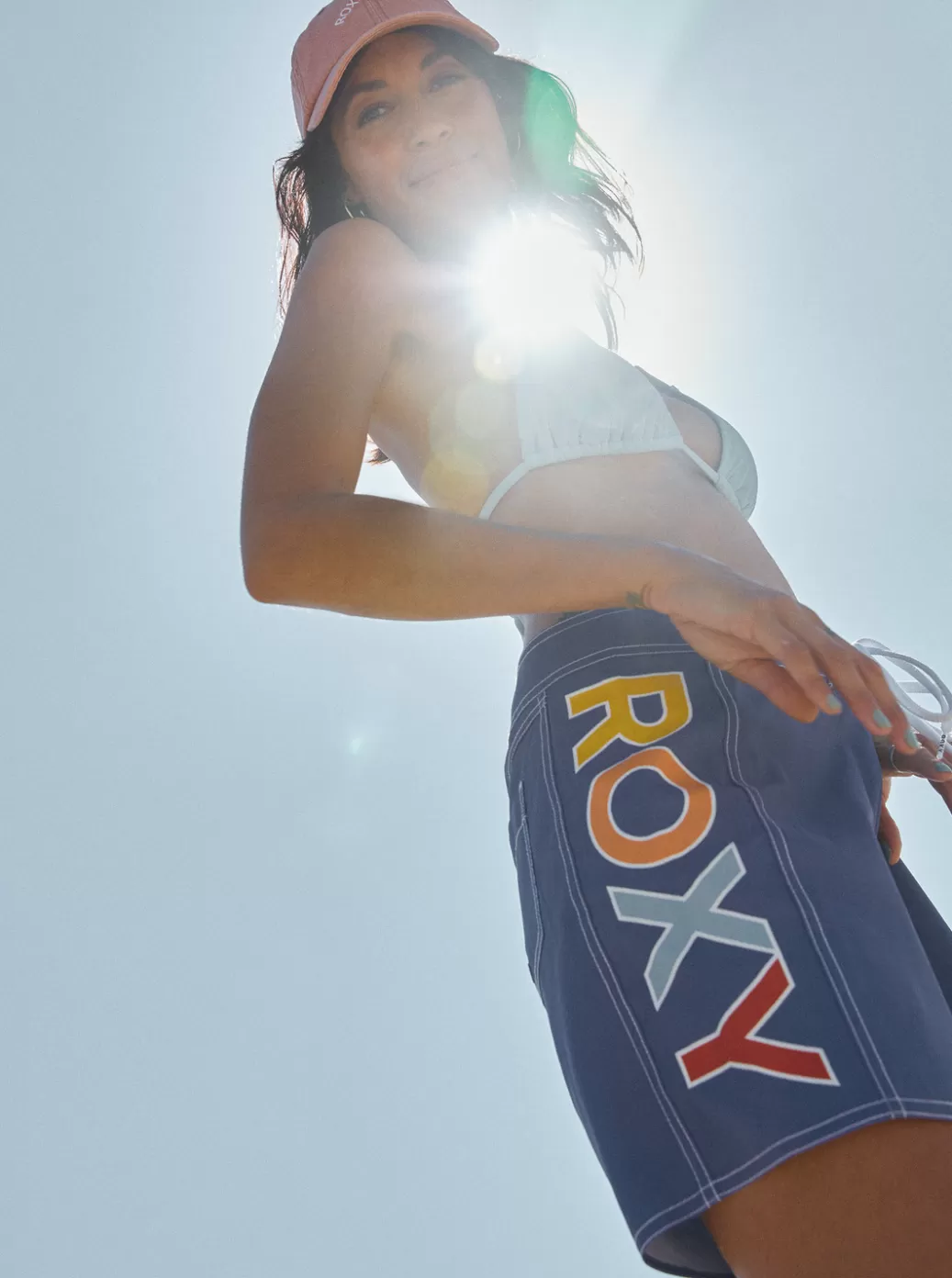Boardshorts | WOMEN ROXY New Fashion 5" Board Shorts Tiger Lily Cruz