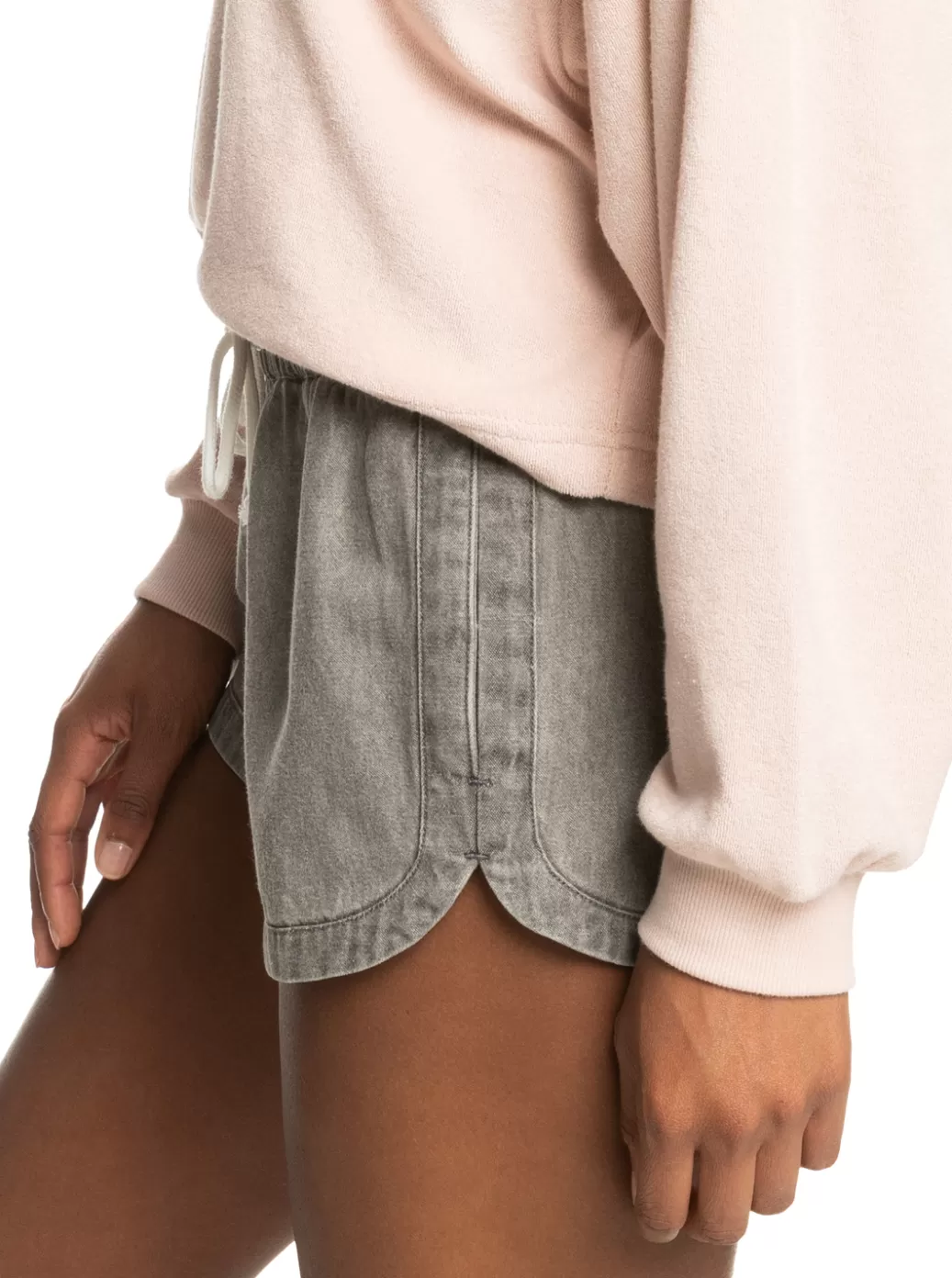 Shorts | WOMEN ROXY New Impossible Denim Shorts Light Grey