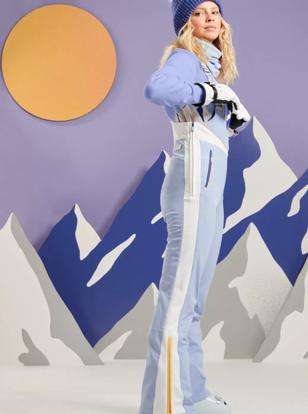 Snow Pants | WOMEN ROXY Peak Chic Technical Snow Bib Pants Easter Egg