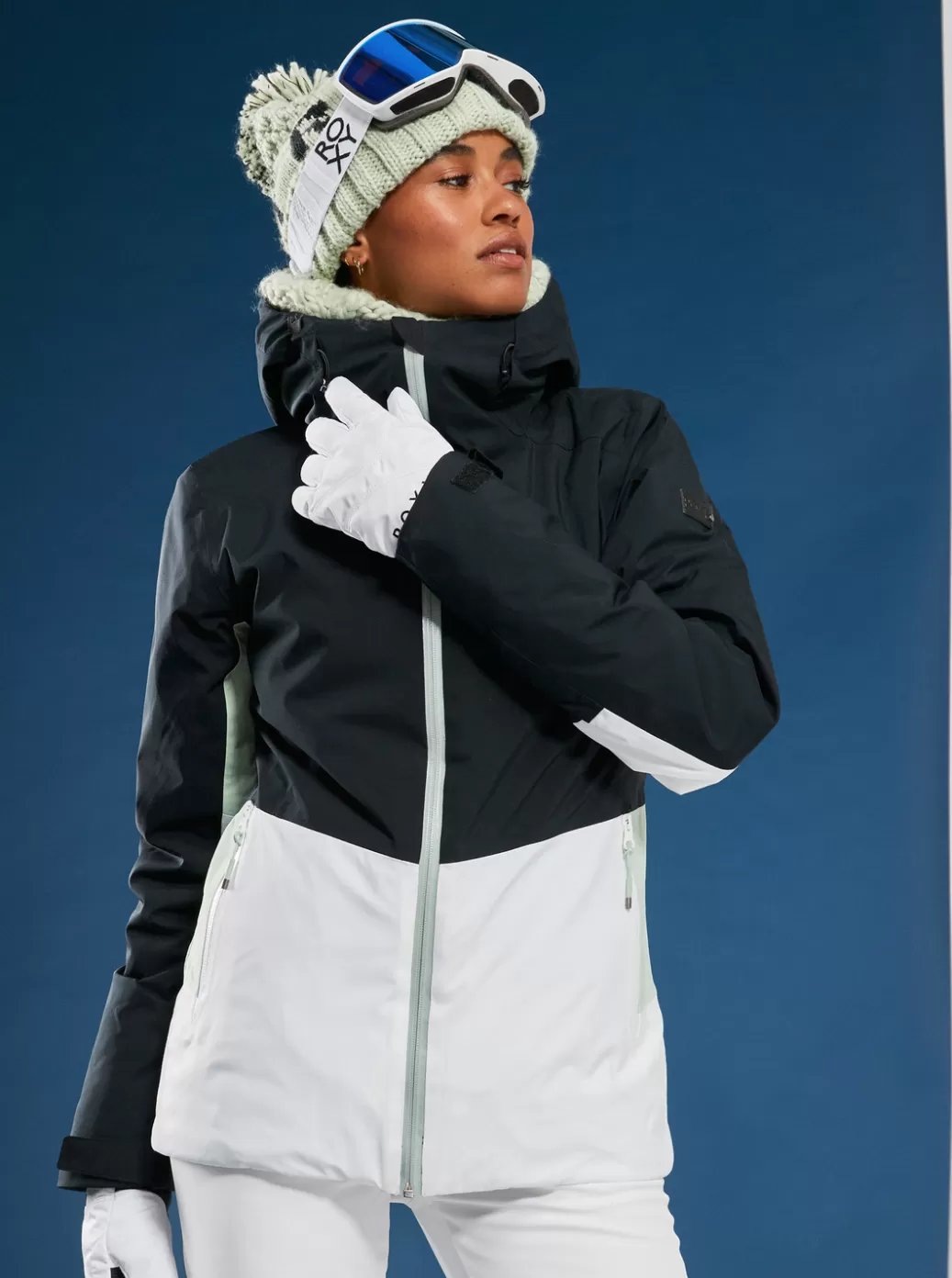 On the Mountain | Hydrosmart | Snow Jackets | WOMEN ROXY Peakside Technical Snow Jacket True Black