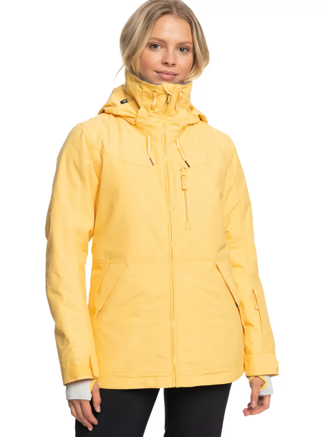 Hydrosmart | Snow Jackets | WOMEN ROXY Presence Parka Technical Snow Jacket Sunset Gold