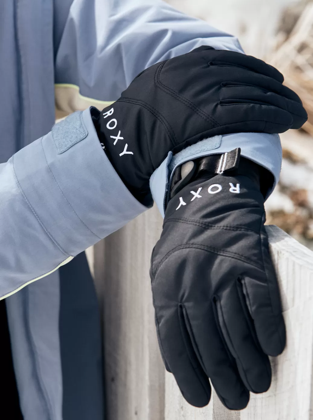 Snow Accessories | WOMEN ROXY Jetty Solid Insulated Snowboard/Ski Gloves True Black