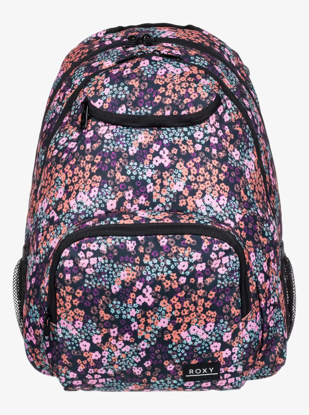 Backpacks | WOMEN ROXY Shadow Swell Printed 24L Medium Backpack Anthracite Floral Daze