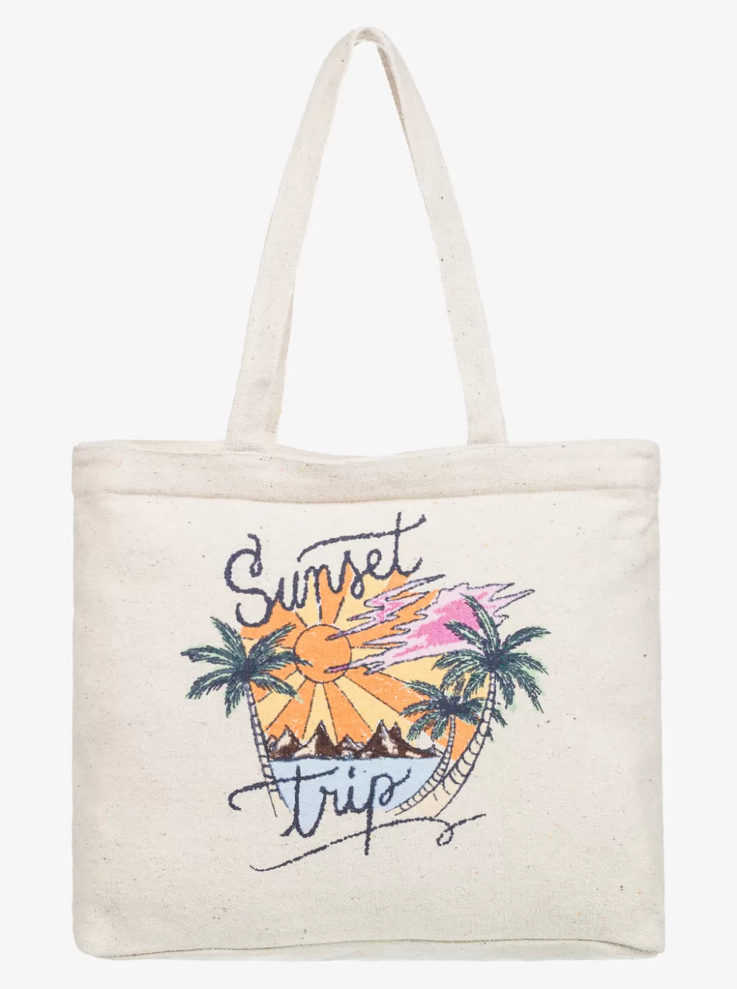 Handbags | WOMEN ROXY Summer Flower Tote Bag Natural