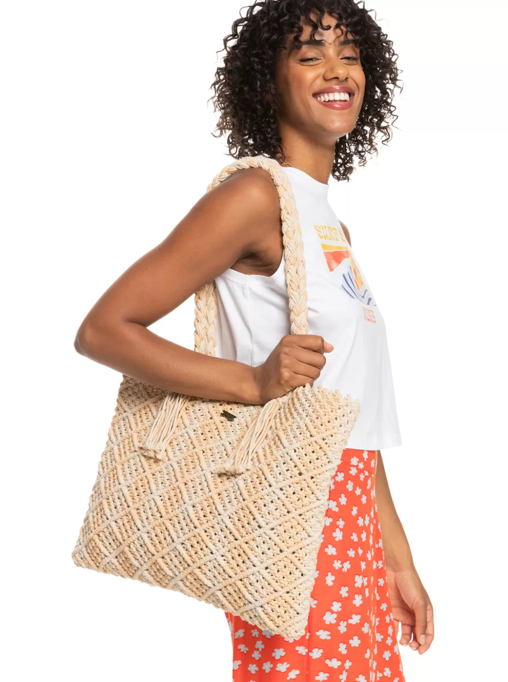 Handbags | WOMEN ROXY Summer Treasure Tote Bag Natural