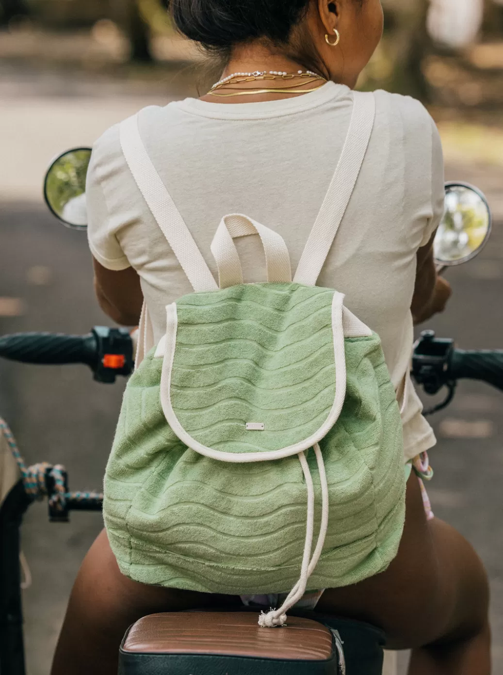 Backpacks | WOMEN ROXY Sunny Palm Small Backpack Quiet Green