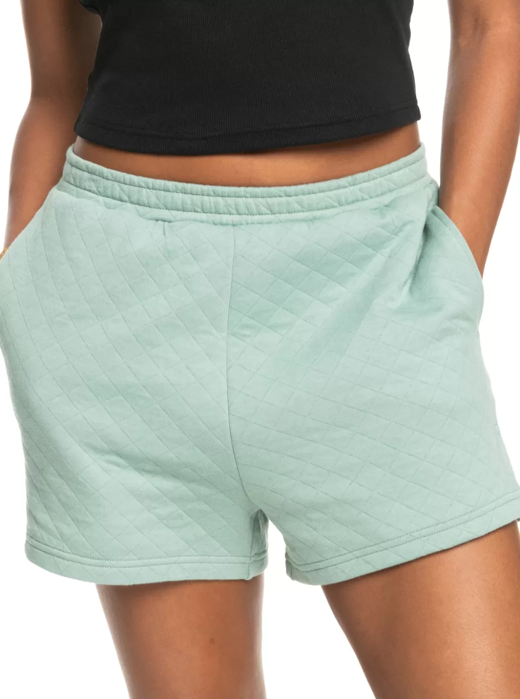 Shorts | WOMEN ROXY Surf Break Elasticated Lounge Shorts Blue Surf