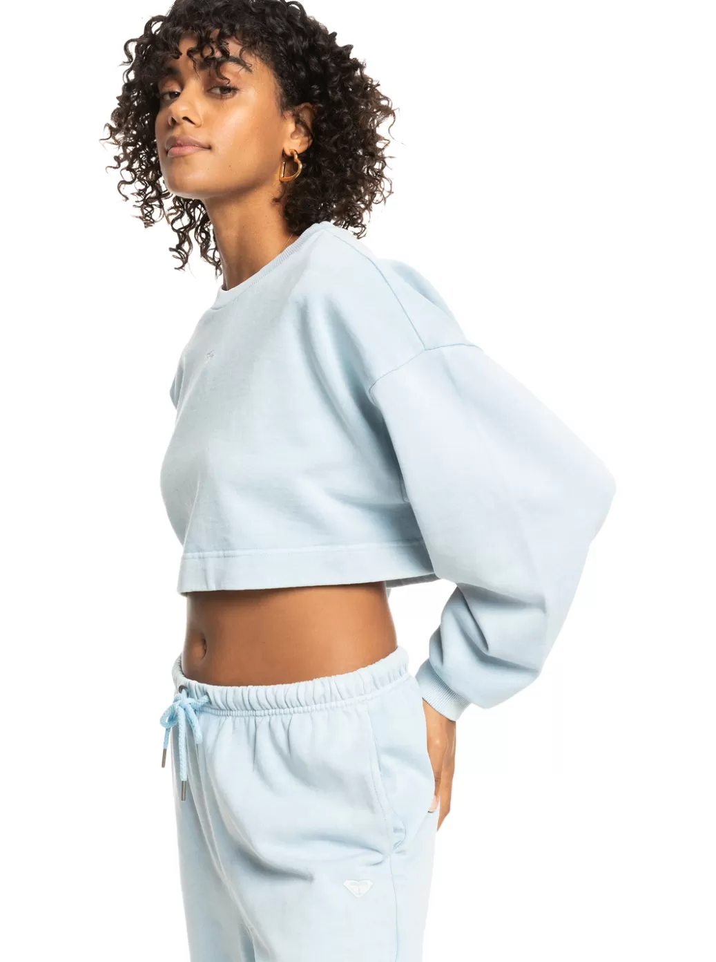 Loungewear | Sweaters | Fleece & Hoodies | WOMEN ROXY Surf Safari Sweatshirt Clear Sky